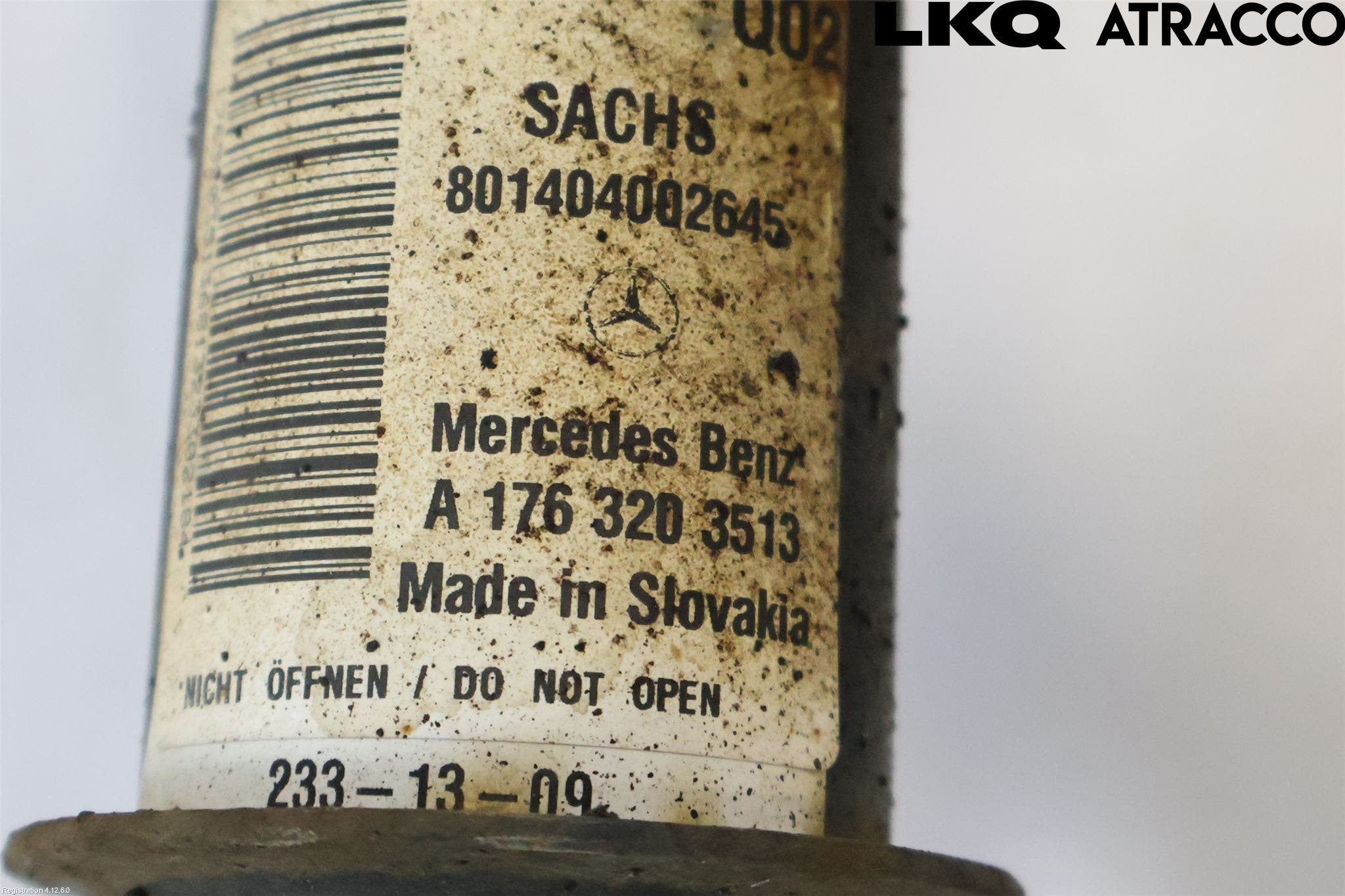 Mercedes-Benz MB A-KLASS (W176) 13-18 Fjäderben Fram Vänster