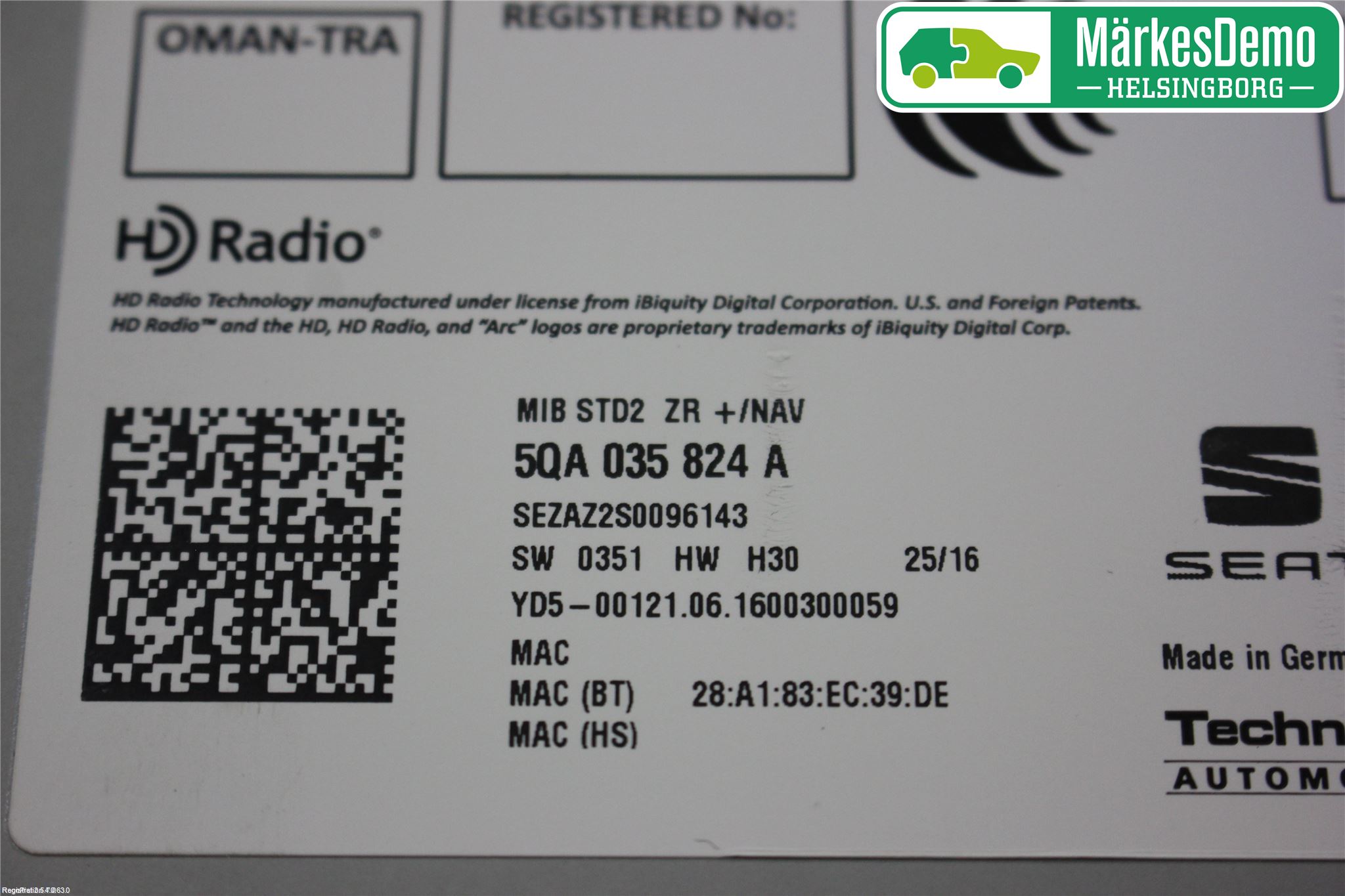 Seat LEON 13-20 Cd Radio - Multimediapanel