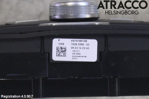 Audi A6/S6 4G 11-18 Strömställare Färddator