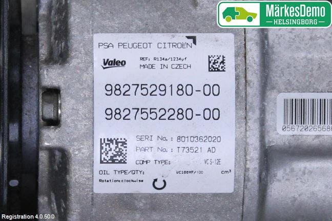Peugeot 5008 17-24 Ac Kompressor