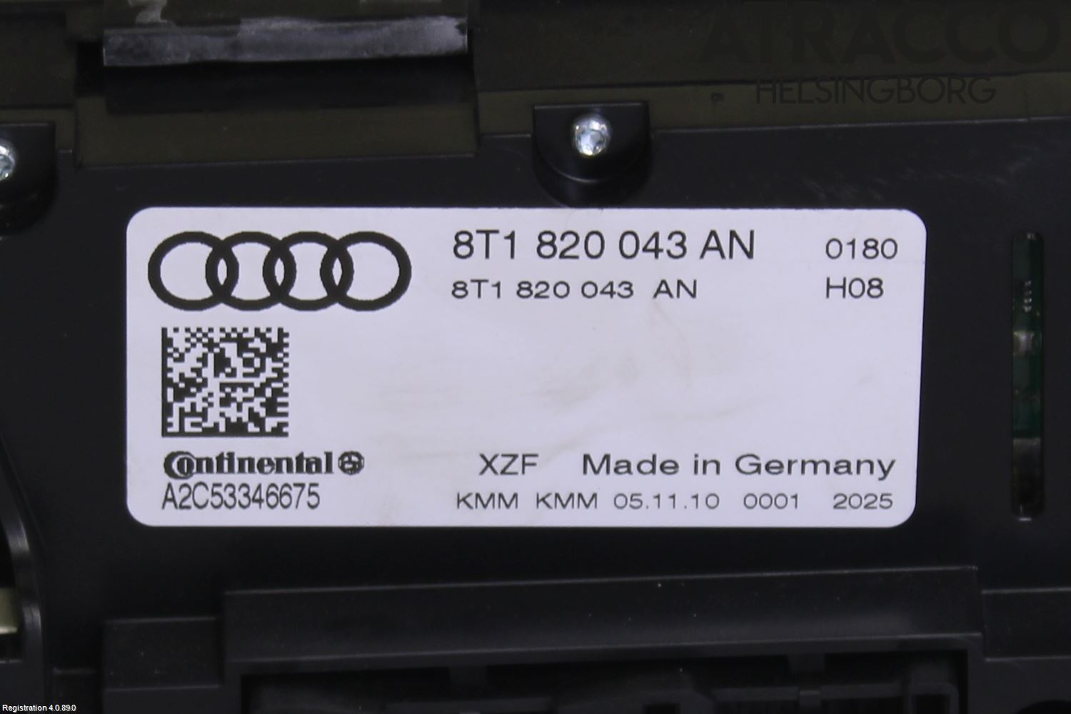 Audi A4/S4 08-11 Ac Styrenhet Ac Manöveren