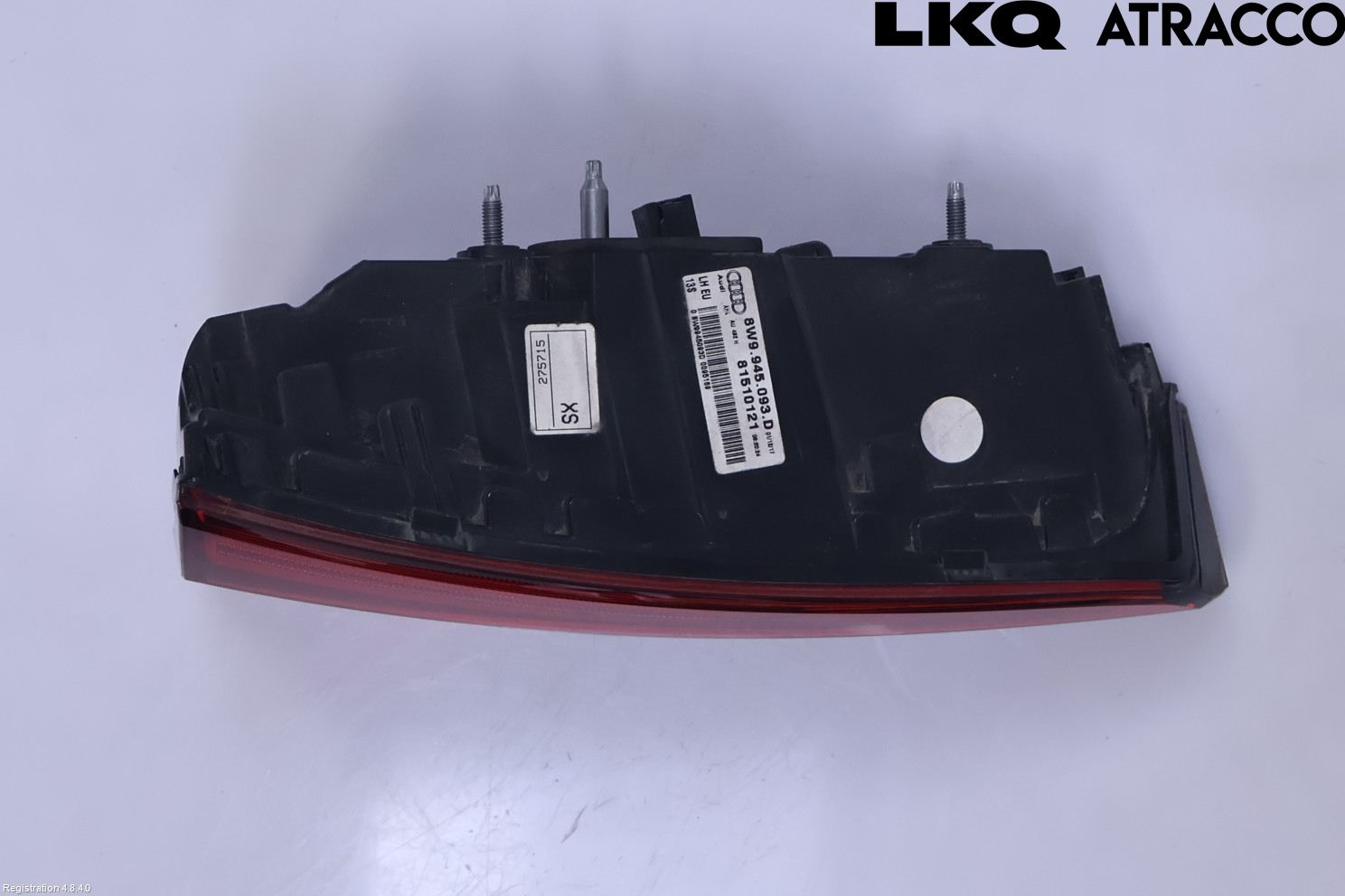 Audi A4/S4 B9 16-19 Bakljus Lucka Vä