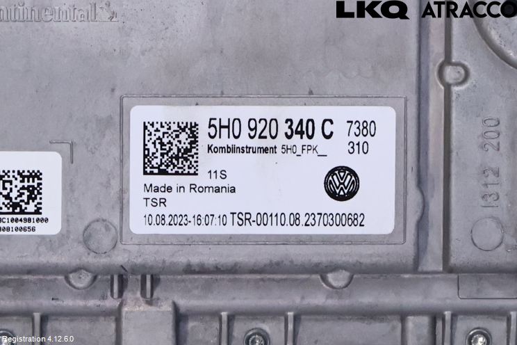 Volkswagen VW GOLF / E-GOLF VIII 20- Instrument Komb