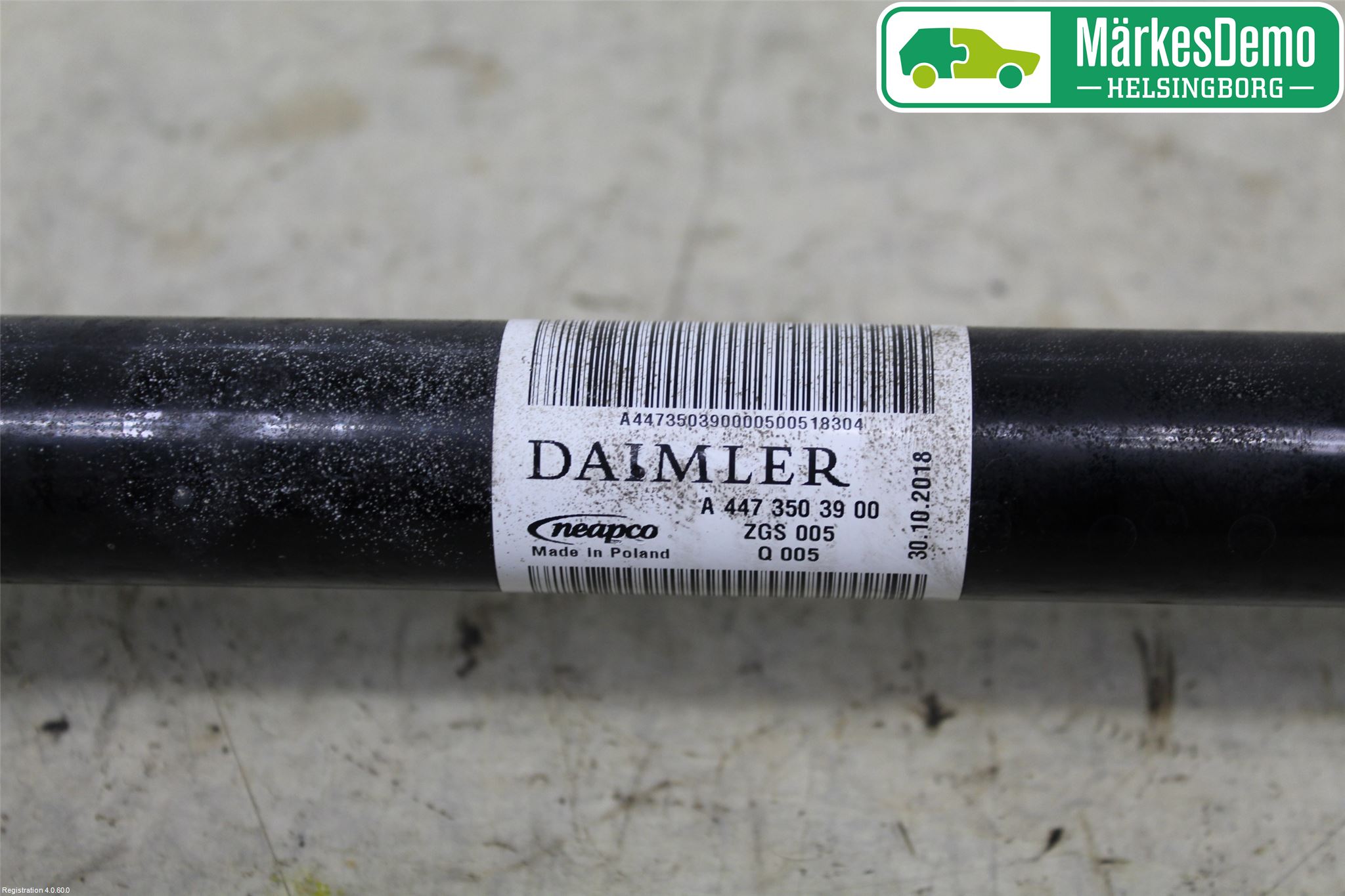 Mercedes-Benz MB VITO/V-KLASS (W640,W447,W448) 14- Drivaxel Bak Vänster