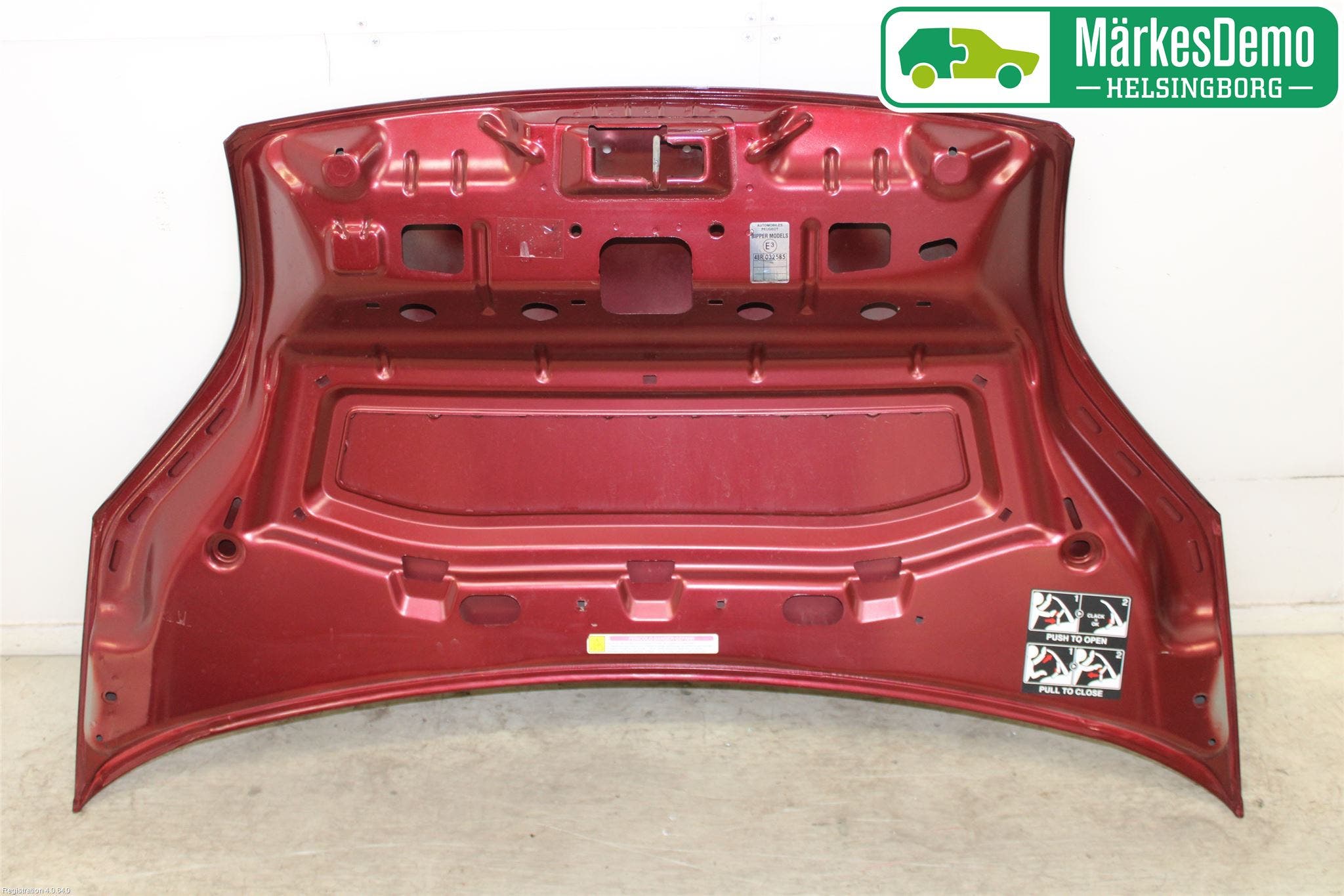 Peugeot BIPPER Huv Fram