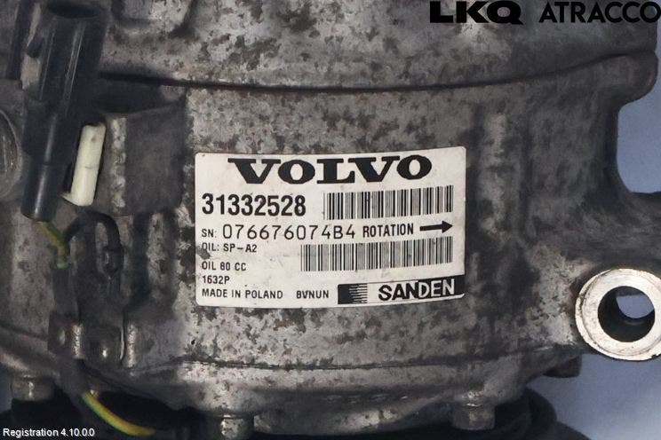 Volvo V70 14-16 Ac Kompressor