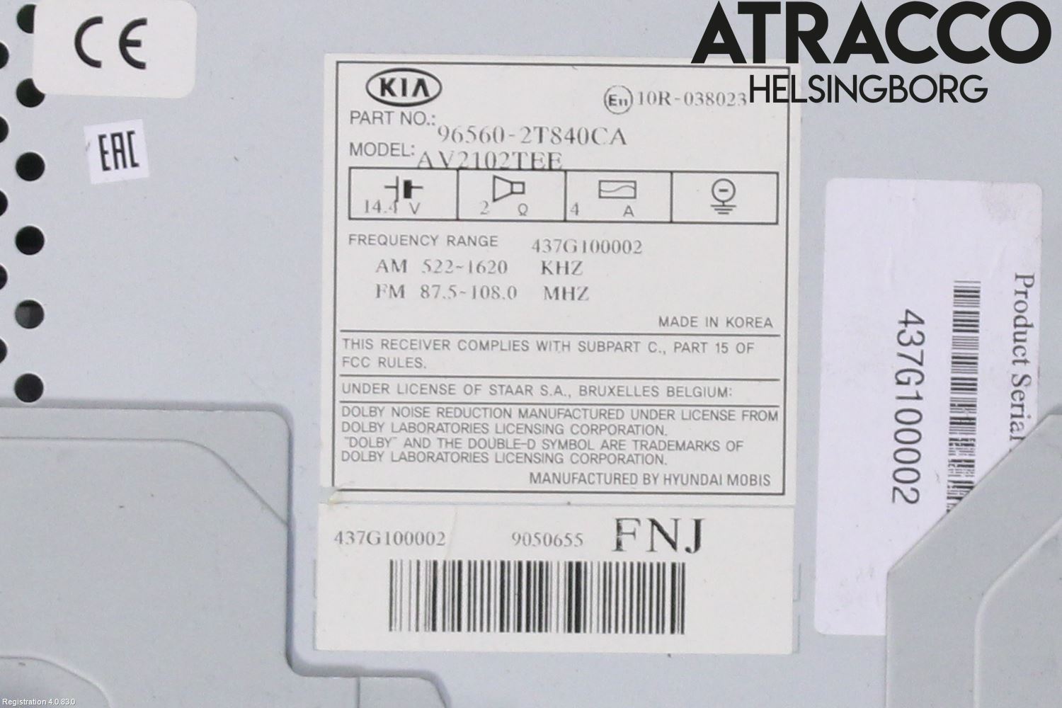 Kia OPTIMA 00-15 Cd Radio - Multimediapanel