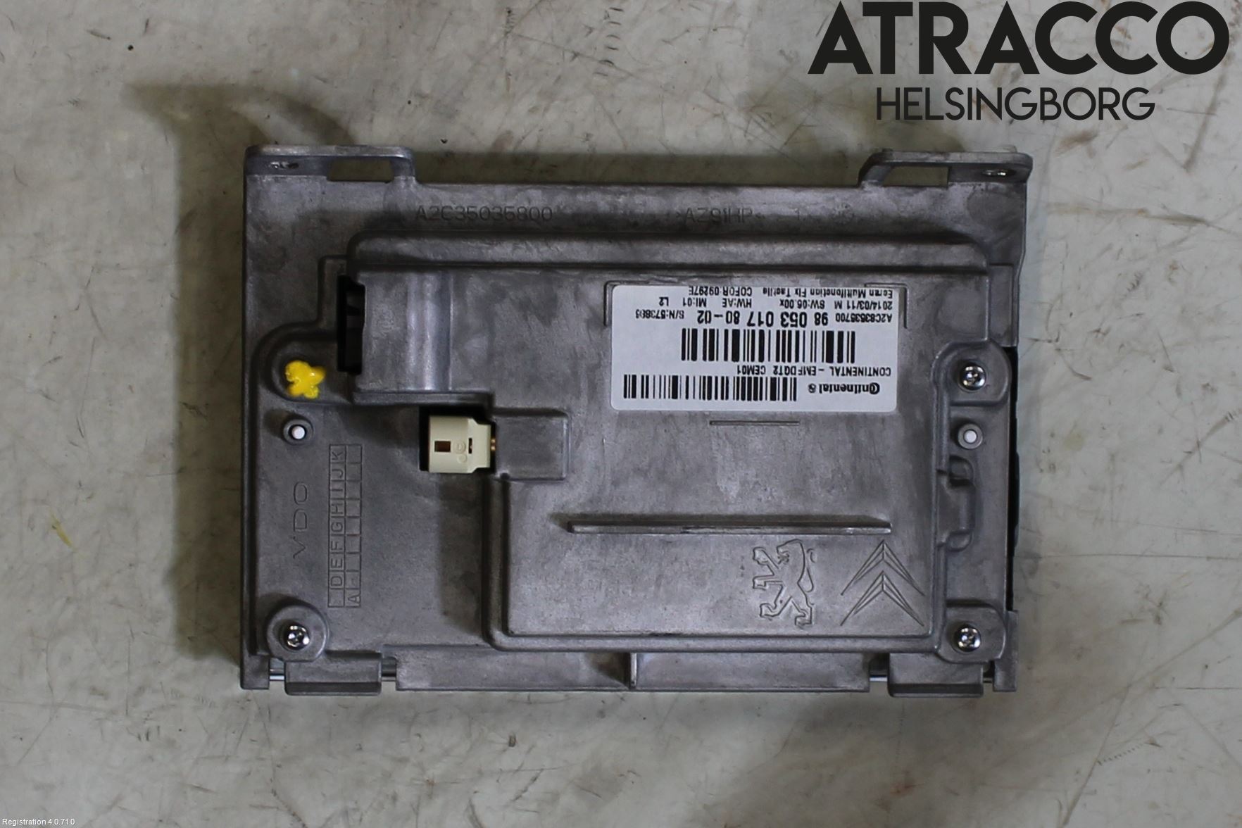 Peugeot 2008 13-20 Multifunktionsdisplay