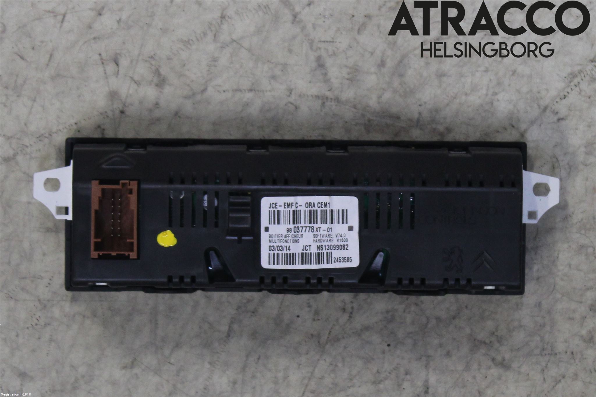 Citroen C3 10-17 Multifunktionsdisplay