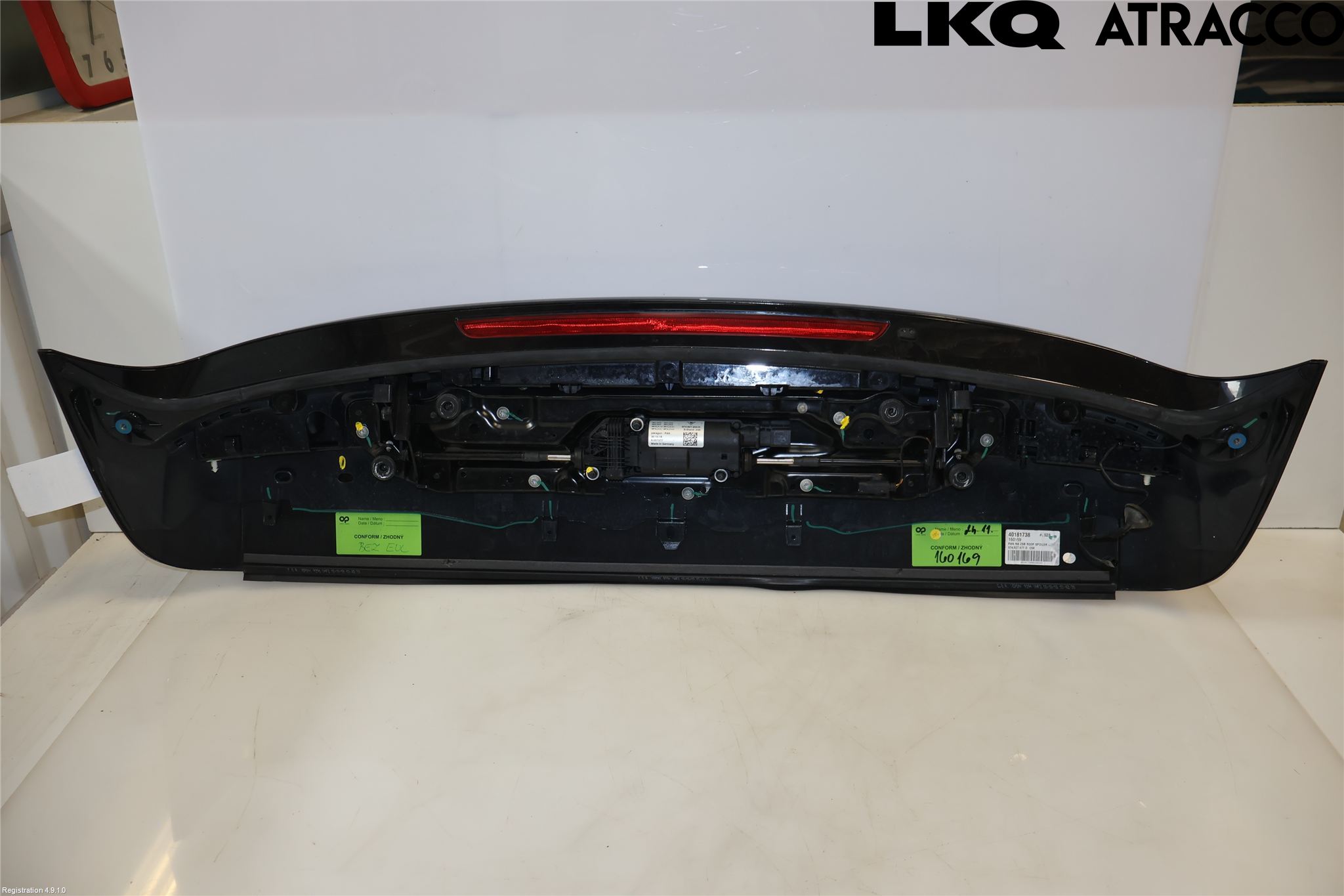 Porsche PANAMERA 09- Spoiler Baklucka