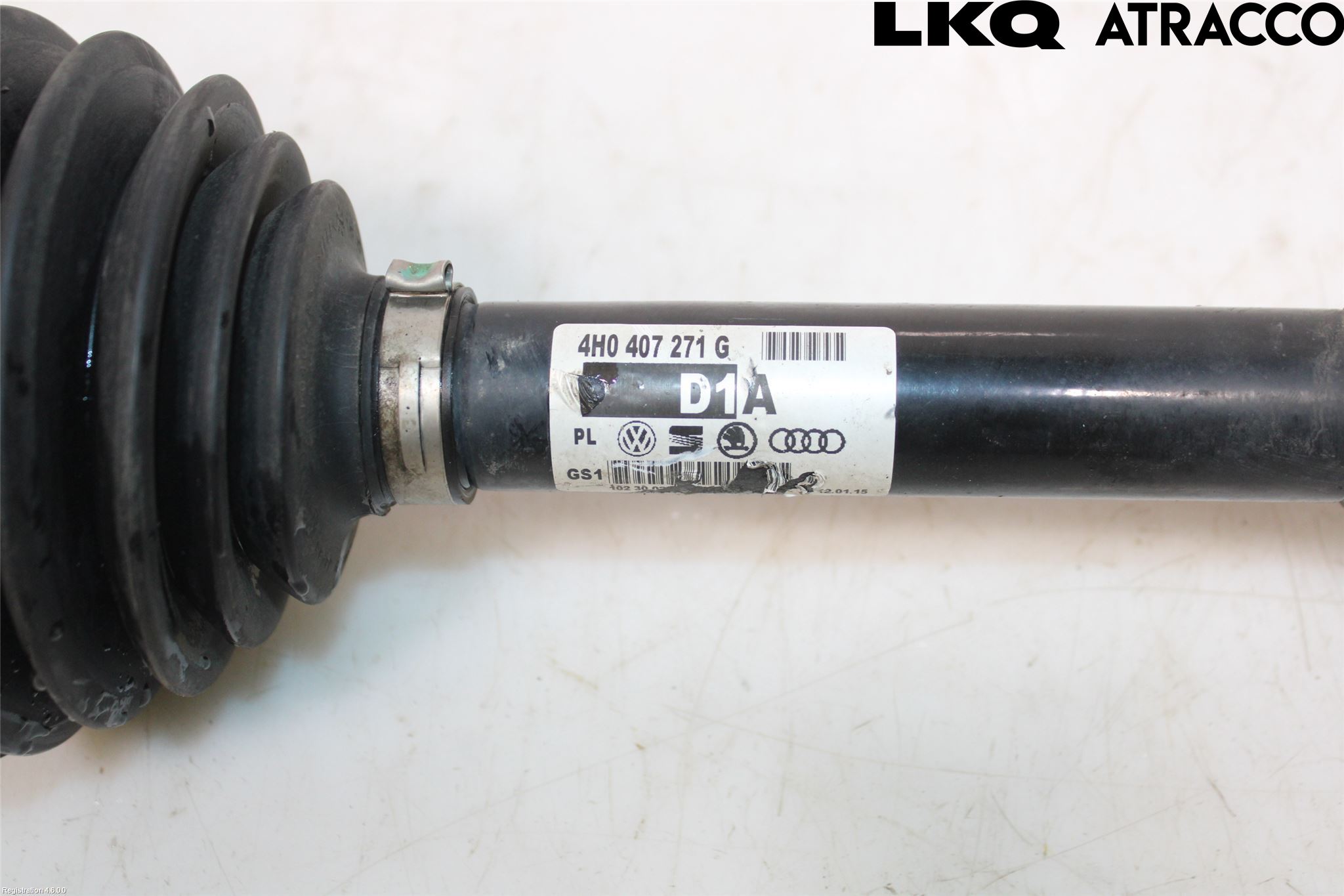 Audi A8/S8 4H 10-17 Drivaxel Fram Höger