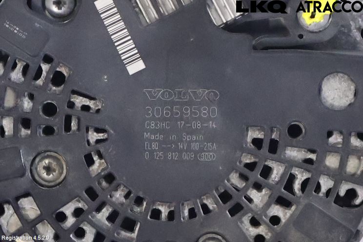 Volvo XC60 14-17 Generator