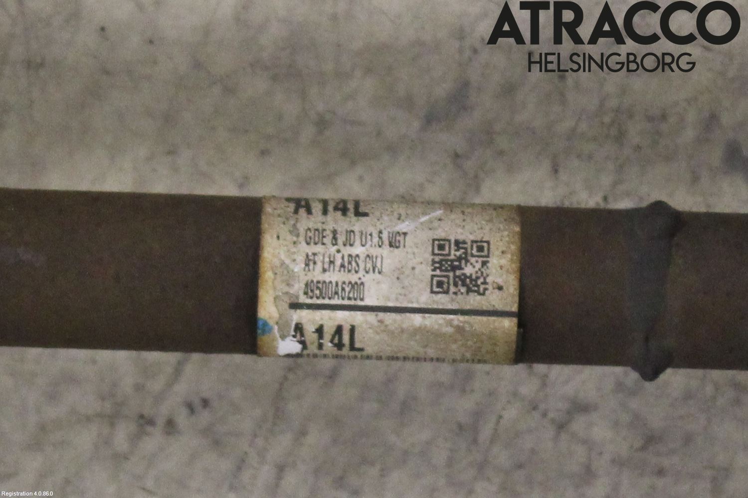 Kia CEED 12-18 Drivaxel Fram Vänster