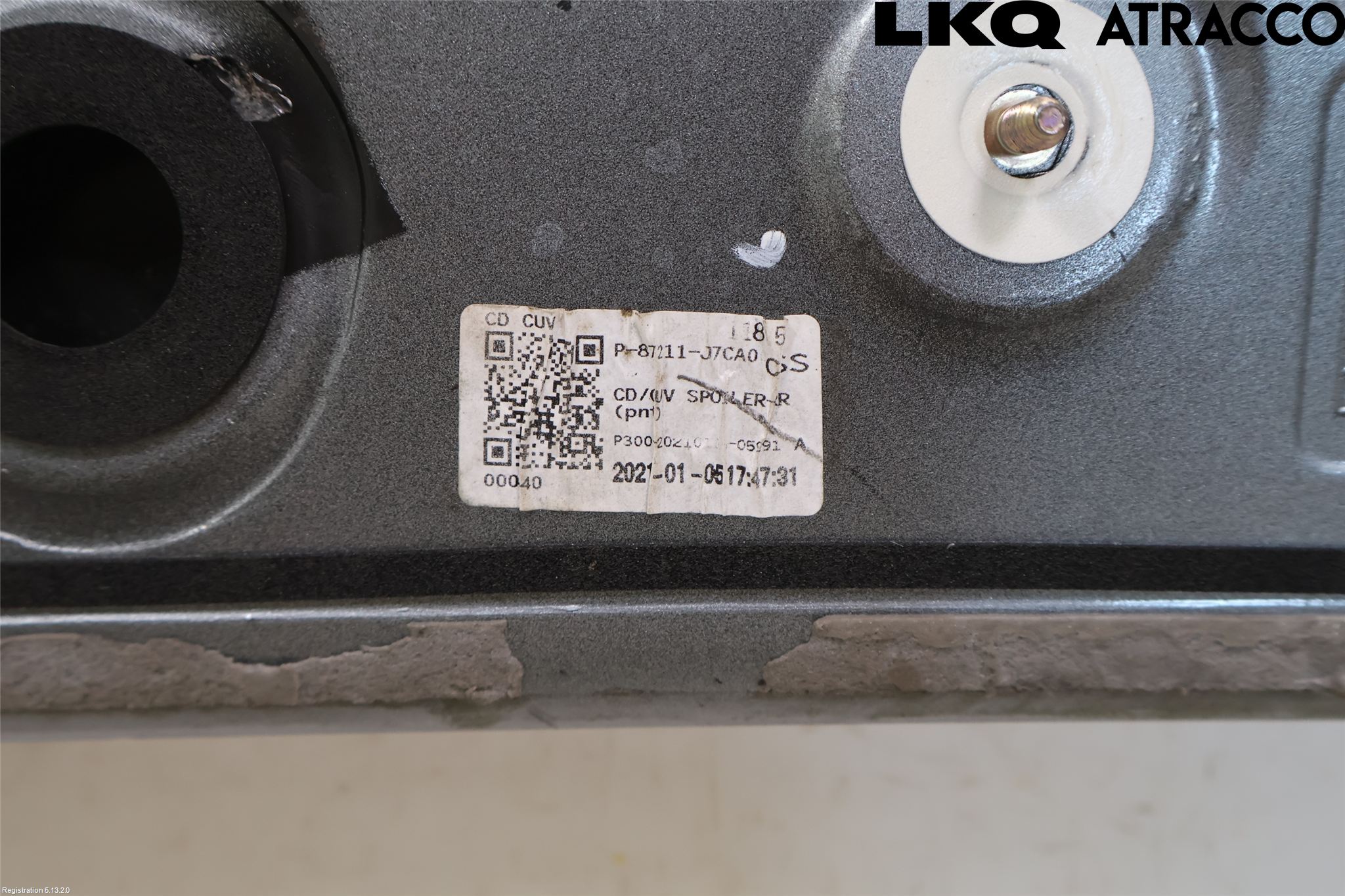 Kia XCEED 19- Spoiler Baklucka