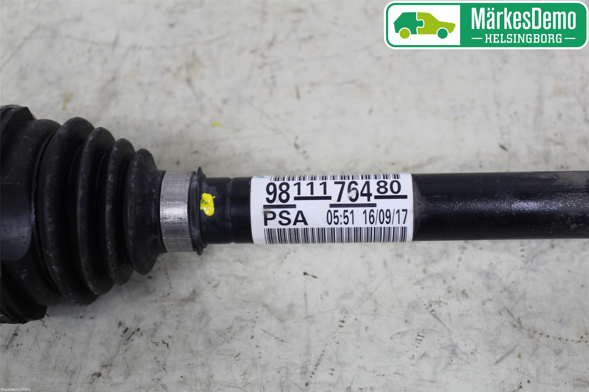 Peugeot 5008 17-24 Drivaxel Fram Höger