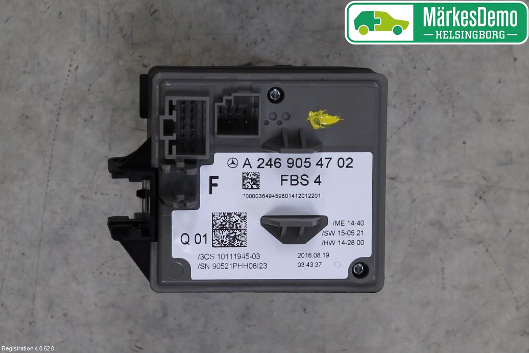 Mercedes-Benz MB CLA-KLASS (C117/X117) 13-19 Startknapp Personbil
