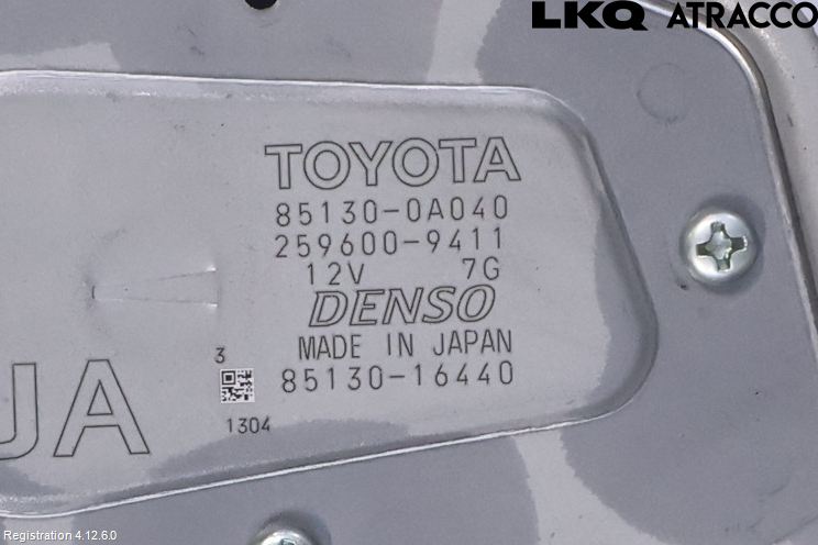 Toyota COROLLA CROSS XG10 22- Torkarmotor Baklucka