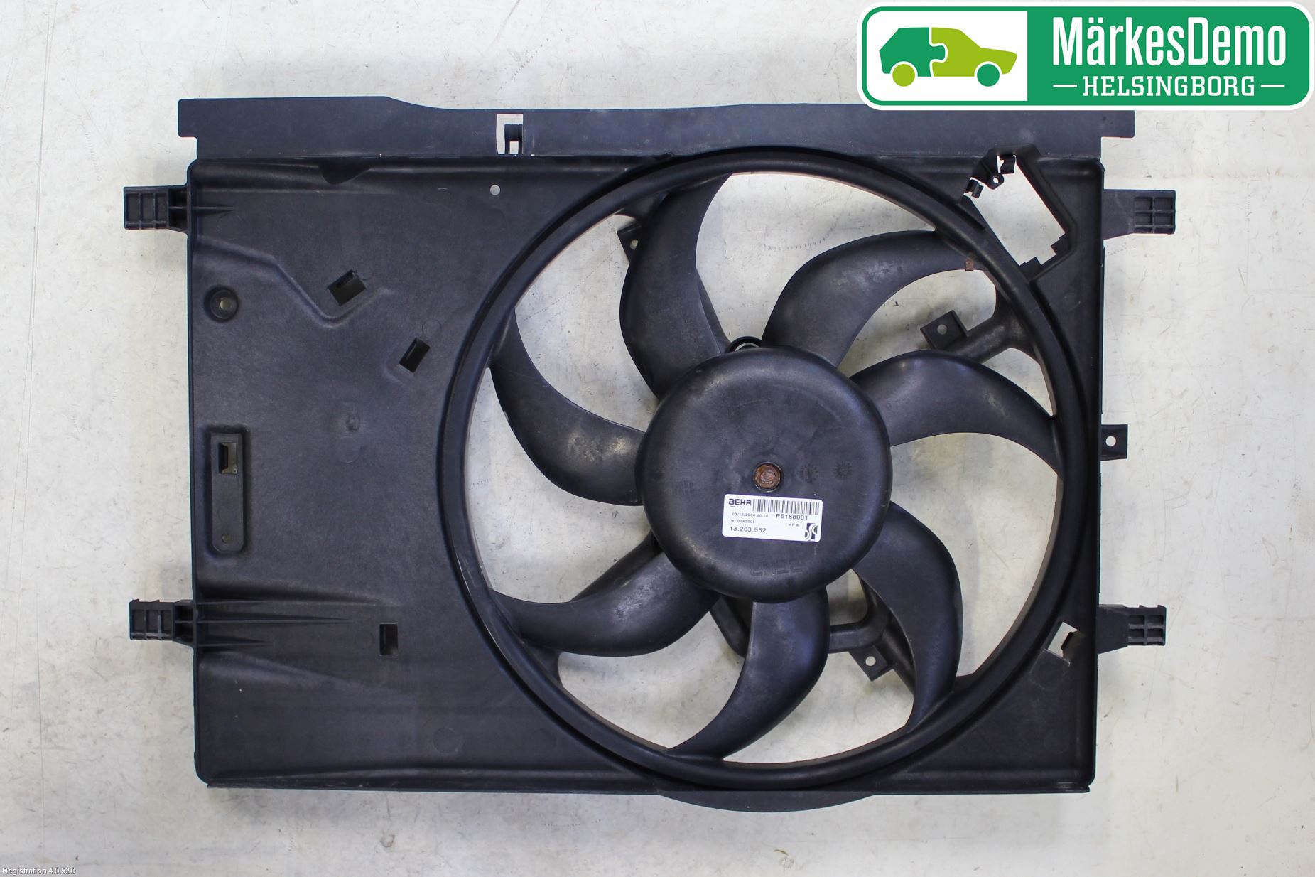 Fiat PUNTO EVO 10-12 Kylfläkt El