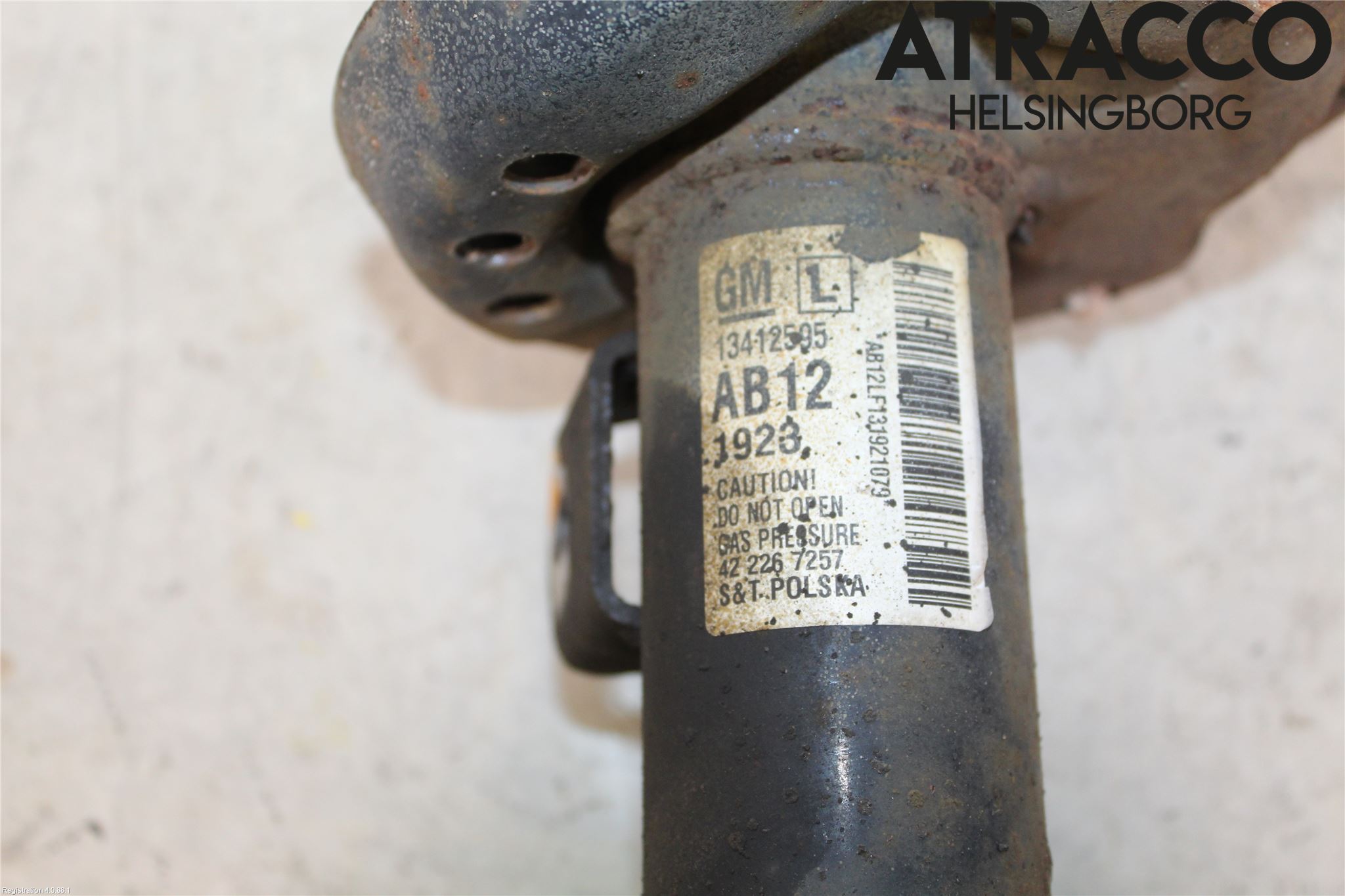 Opel ASTRA J 10-15 Fjäderben Fram Vänster
