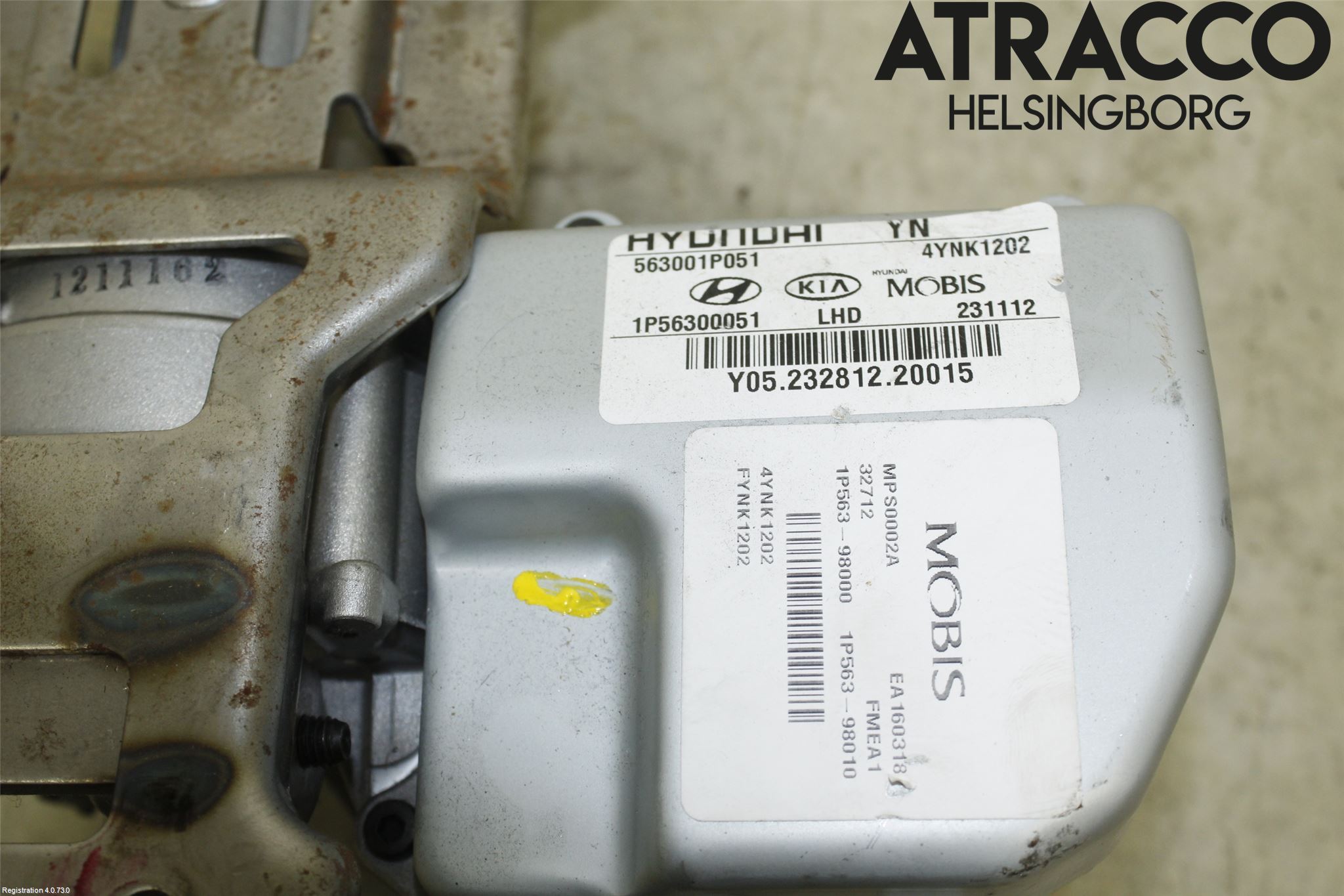 Kia VENGA 10-19 Rattaxelagg Med Inb Servo