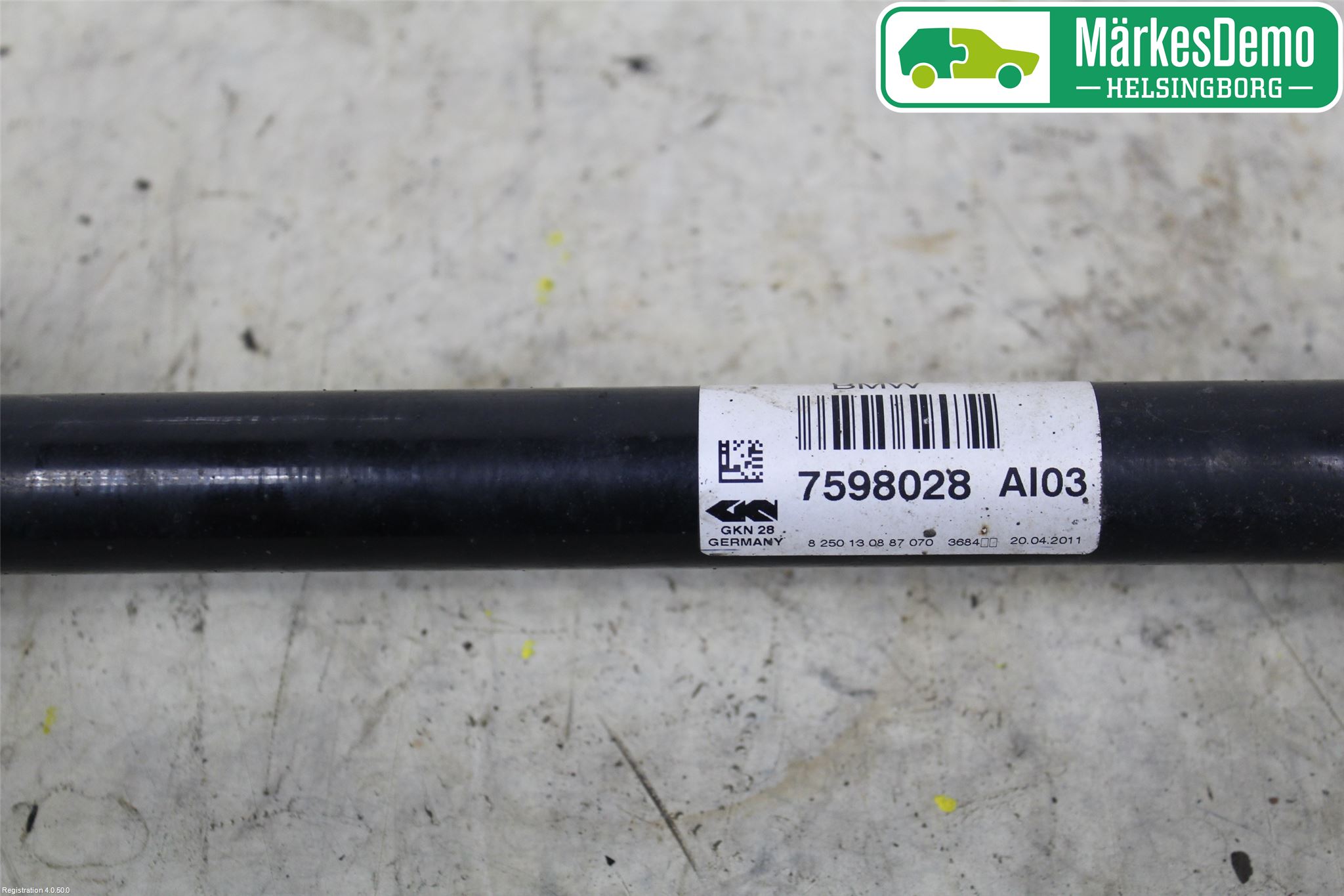 BMW X3 F25 10-17 Drivaxel Fram Höger