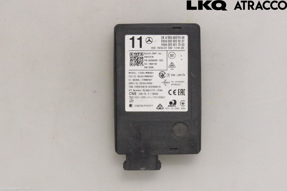 Mercedes-Benz MB E-KLASS (W213) 16-23 Sensor Aktivt Kollisionsskydd