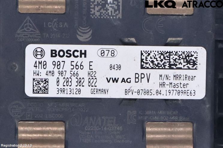 Audi A4 ALLROAD 17- Sensor Aktivt Kollisionsskydd