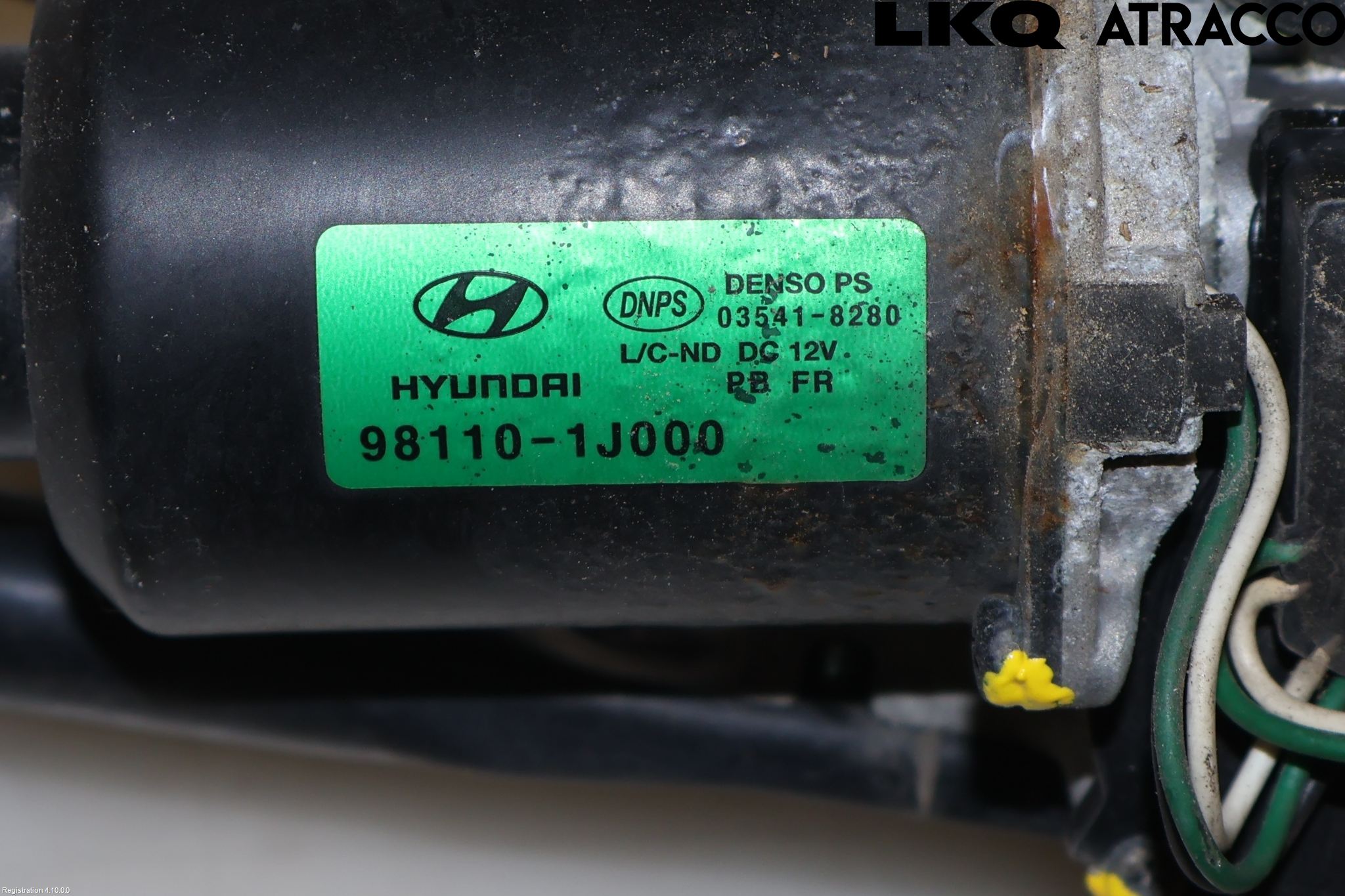Hyundai i20 PB 09-14 Torkarmekanism Vindruta