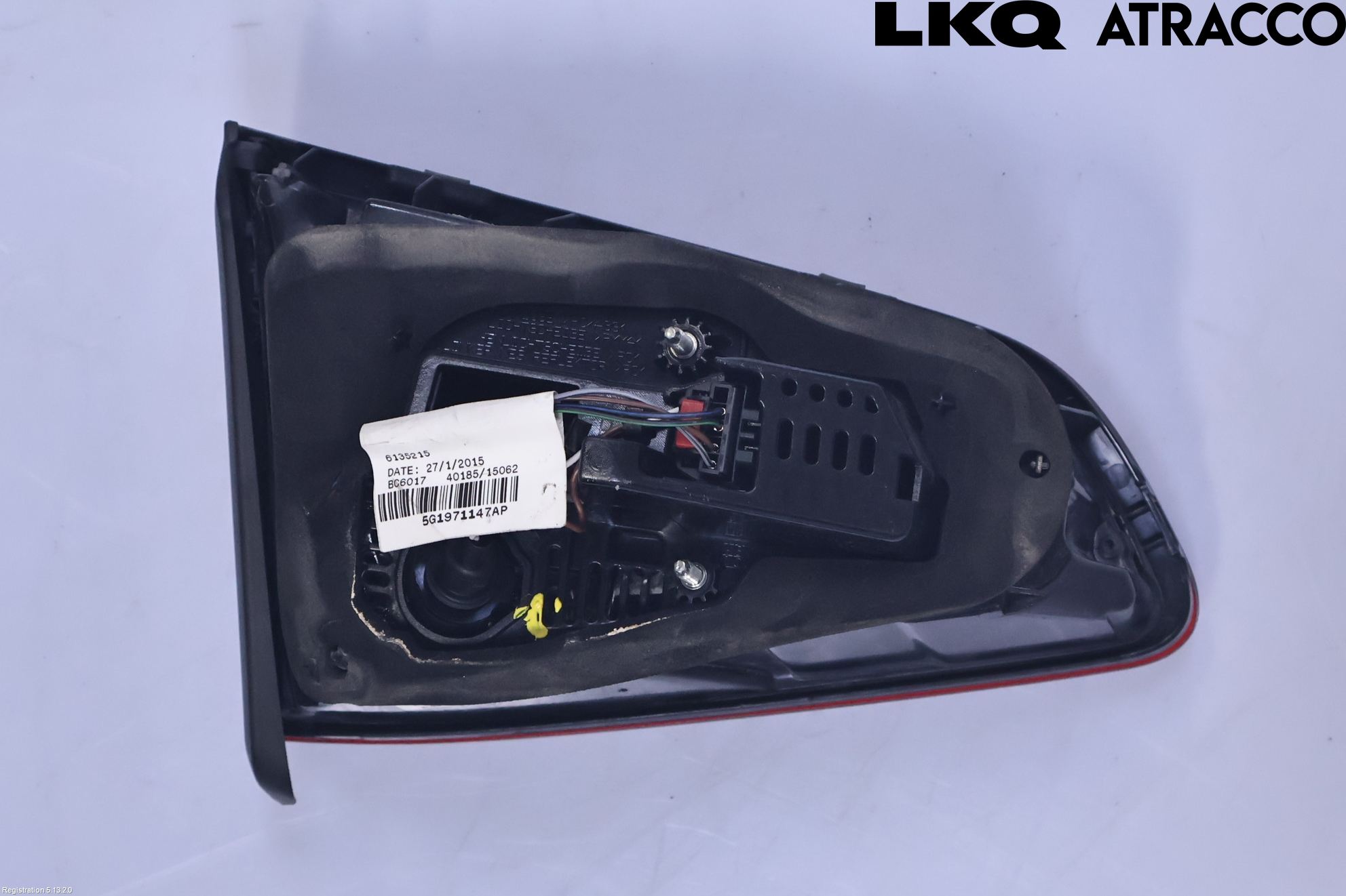 Volkswagen VW GOLF / E-GOLF VII 13-20 Bakljus Lucka Hö