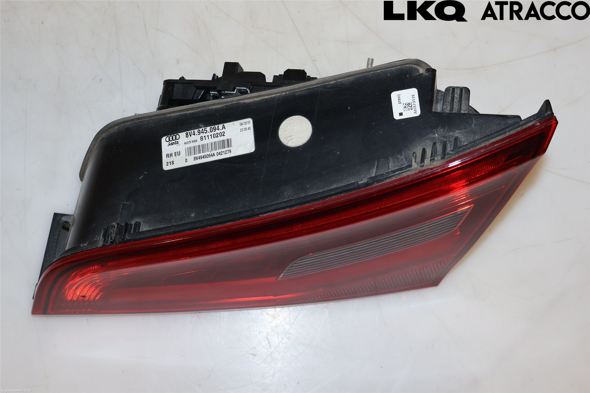 Audi A3/S3 8V 13-20 Bakljus Lucka Hö