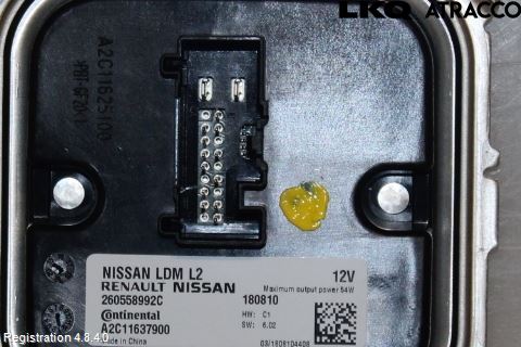 Nissan LEAF 18- Styrenhet Strålkastare