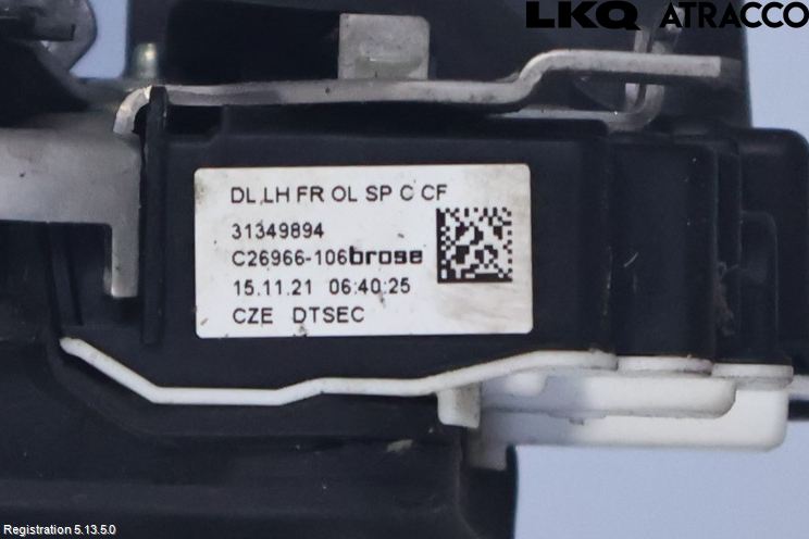 Volvo XC60 18- Låskista-Dörrlås