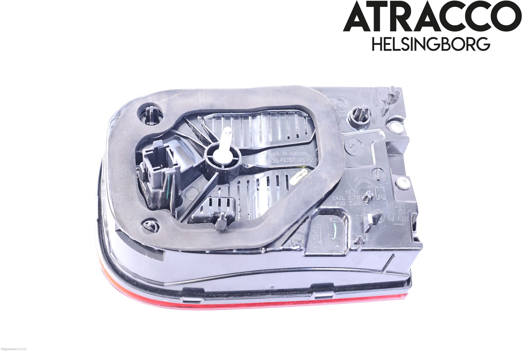 Citroen C4 CACTUS 14-20 Bakljus Lucka Vä