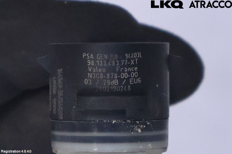 Peugeot 508 19- Parkeringshjälp Backsensor