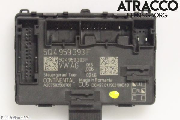 Volkswagen VW GOLF / E-GOLF VII 13-20 Styrenhet Dörr