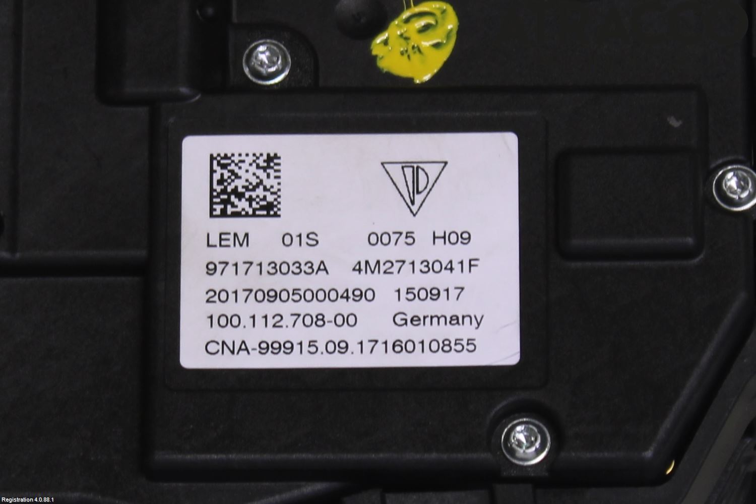 Porsche PANAMERA 09- Växelspak