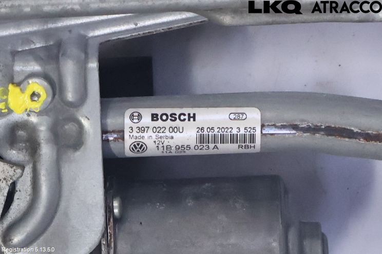 Volkswagen VW ID.4 21- Torkarmekanism Vindruta