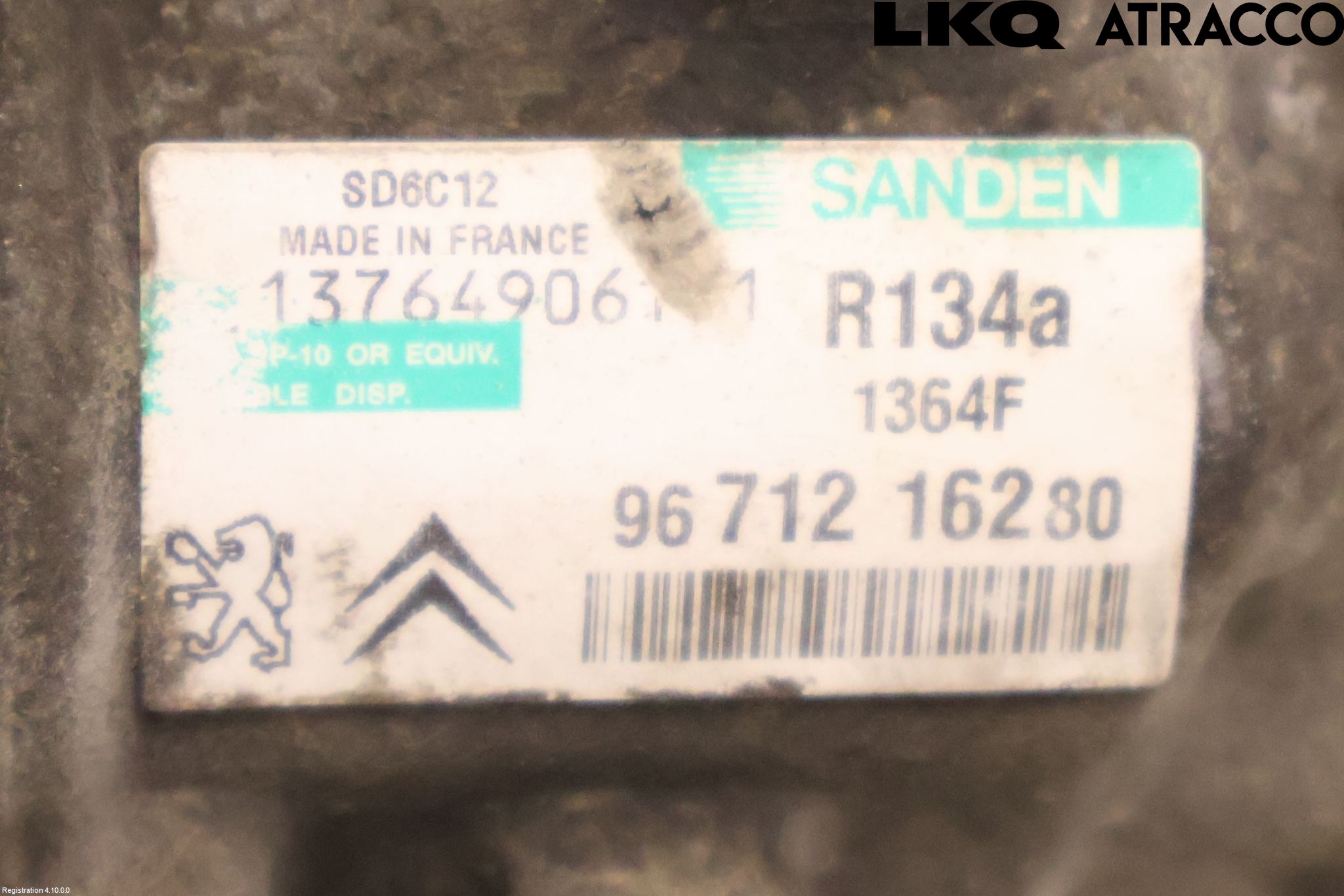 Peugeot 308 08-13 Ac Kompressor