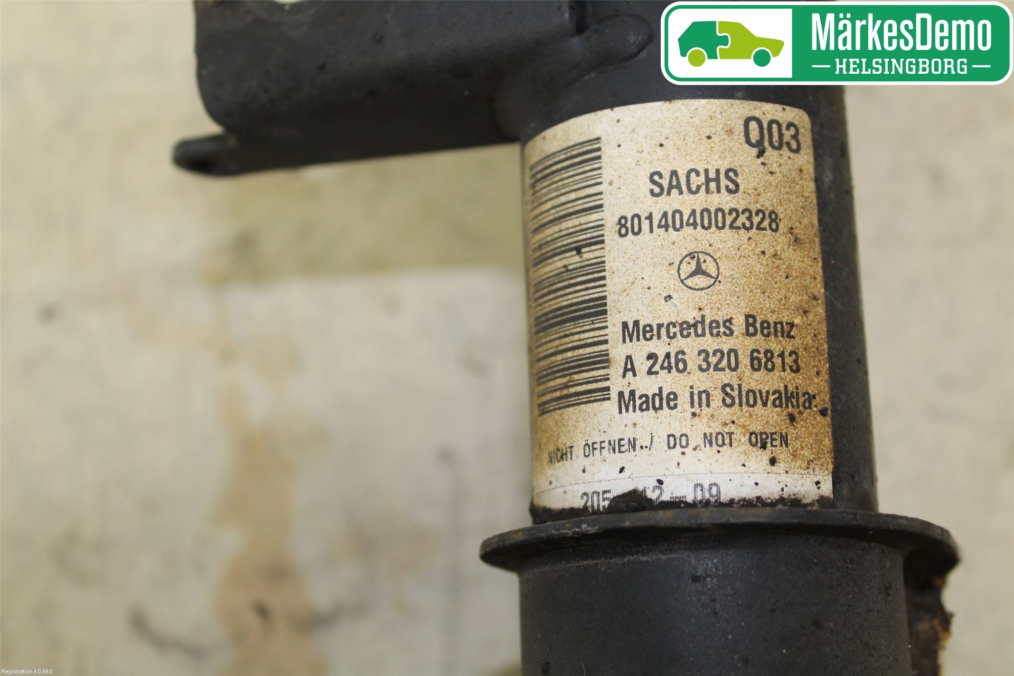 Mercedes-Benz MB B-KLASS (W246/W242) 12-19 Fjäderben Fram Höger