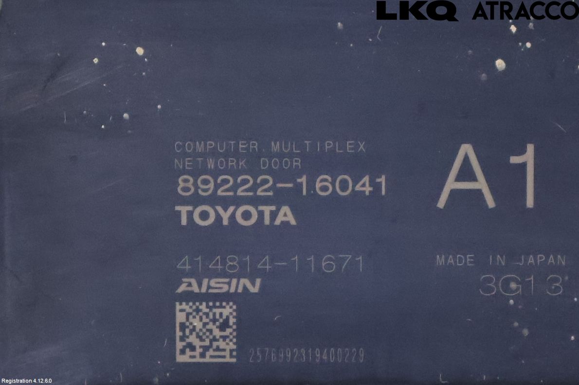 Toyota COROLLA CROSS XG10 22- Styrenhet Baklucka