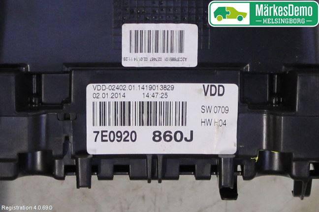 Volkswagen VW TRANSP/CARAVELLE (T5) 04-15 Instrument Komb