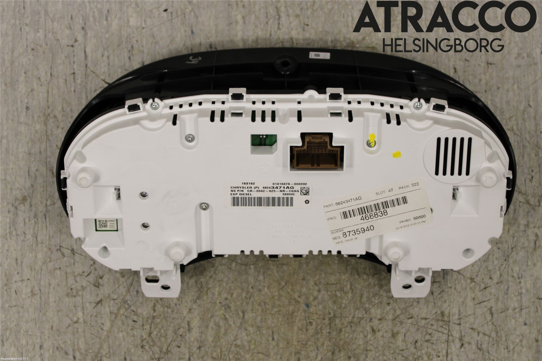 Jeep GRAND CHEROKEE 10-20 Instrument Komb