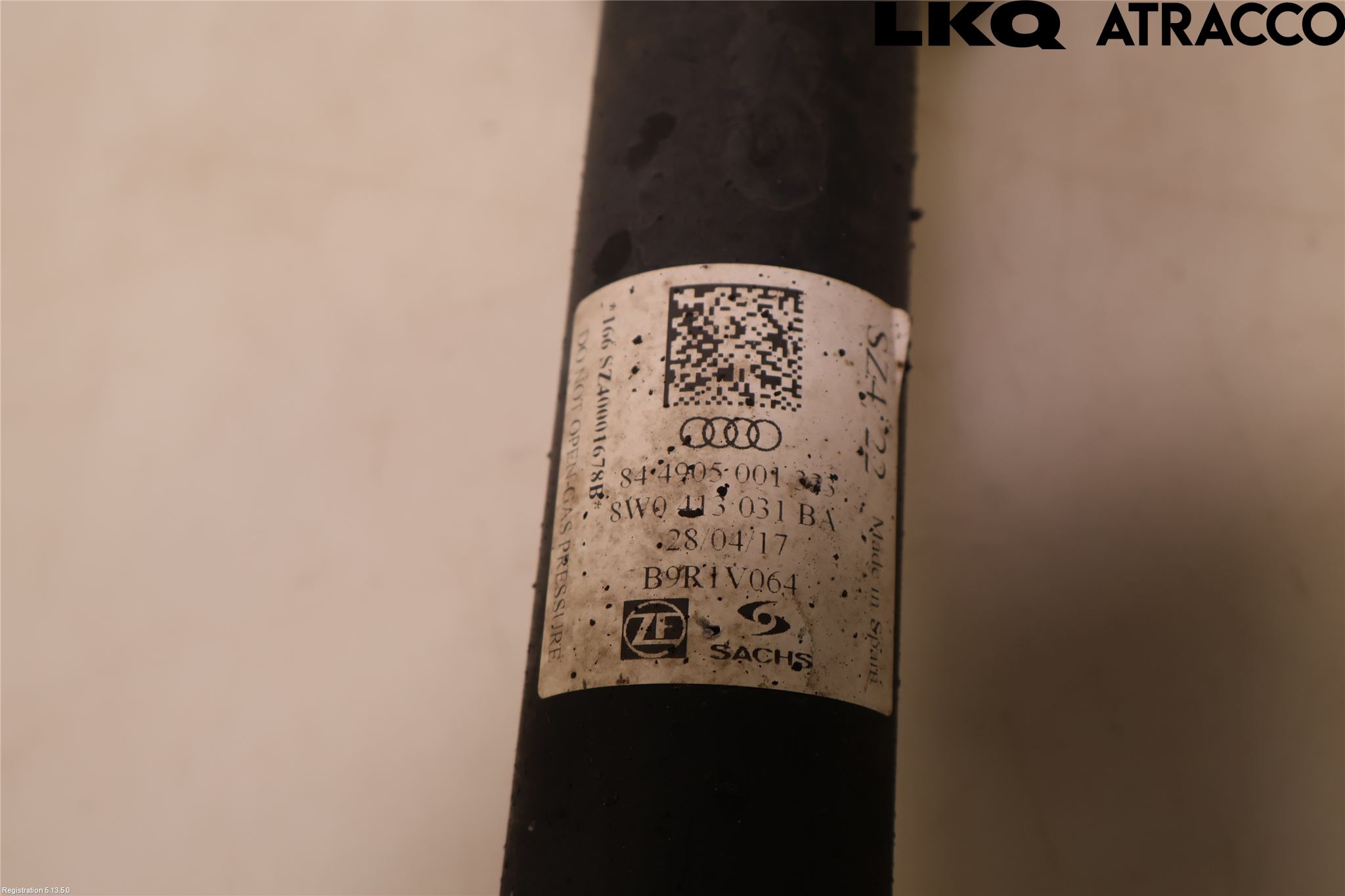 Audi A4/S4 B9 16-19 Fjäderben Fram Höger