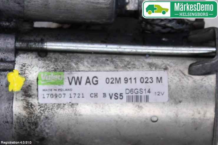 Audi TT/TTS 07-14 Startmotor