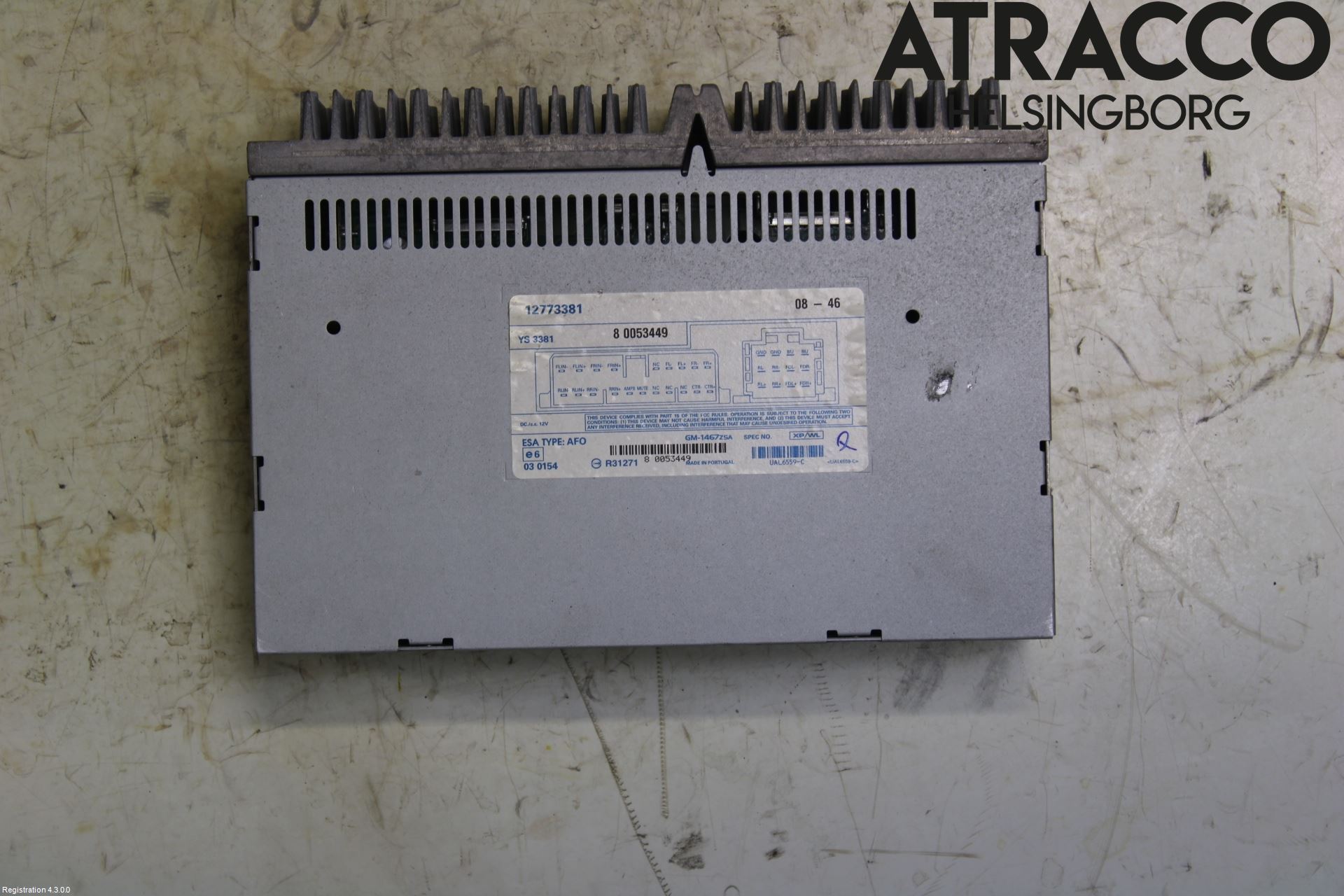 Saab 9-3 VER2/VER3 08-15 Radio-Stereo Förstärkare