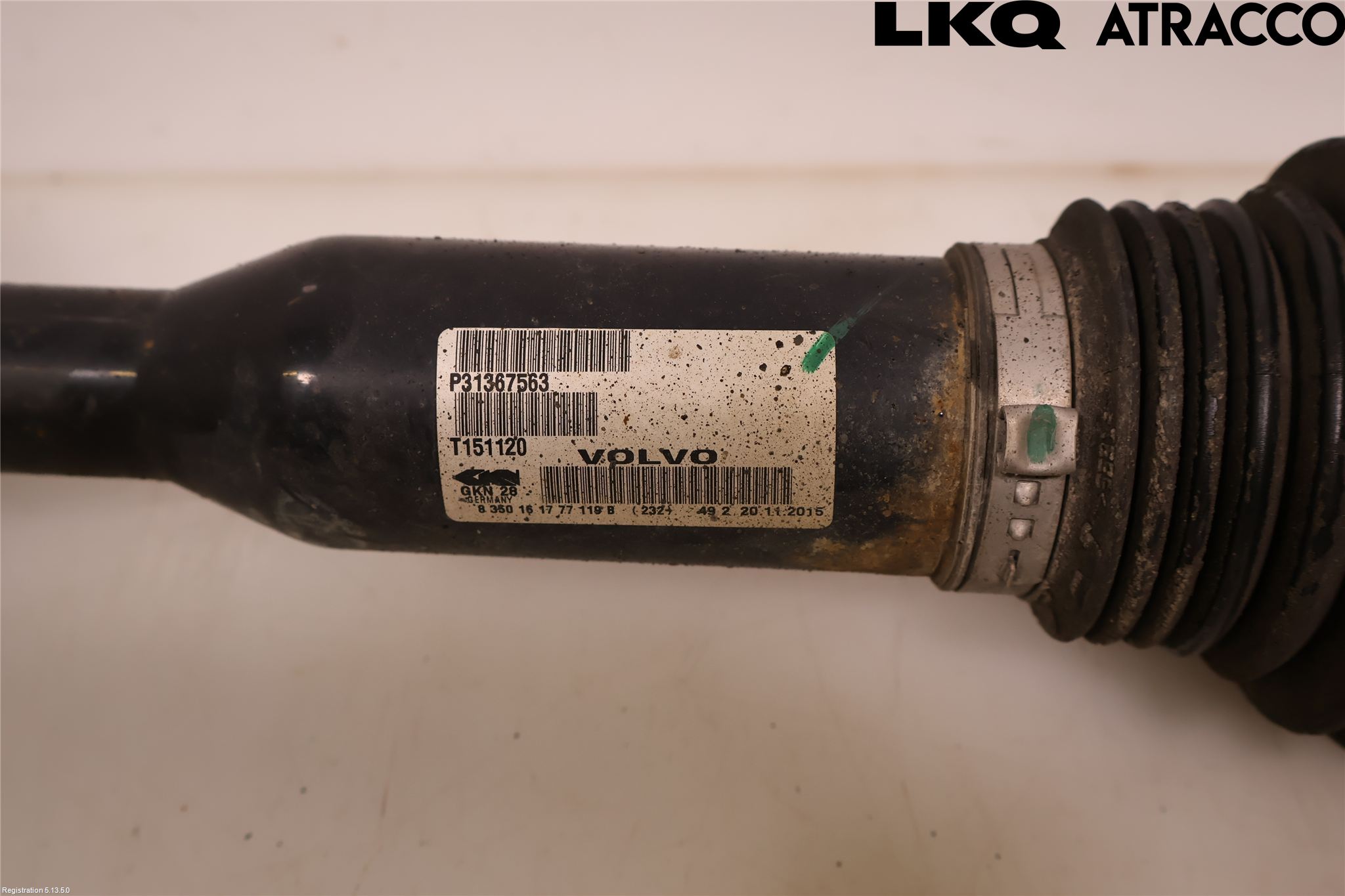 Volvo XC60 14-17 Drivaxel Fram Höger