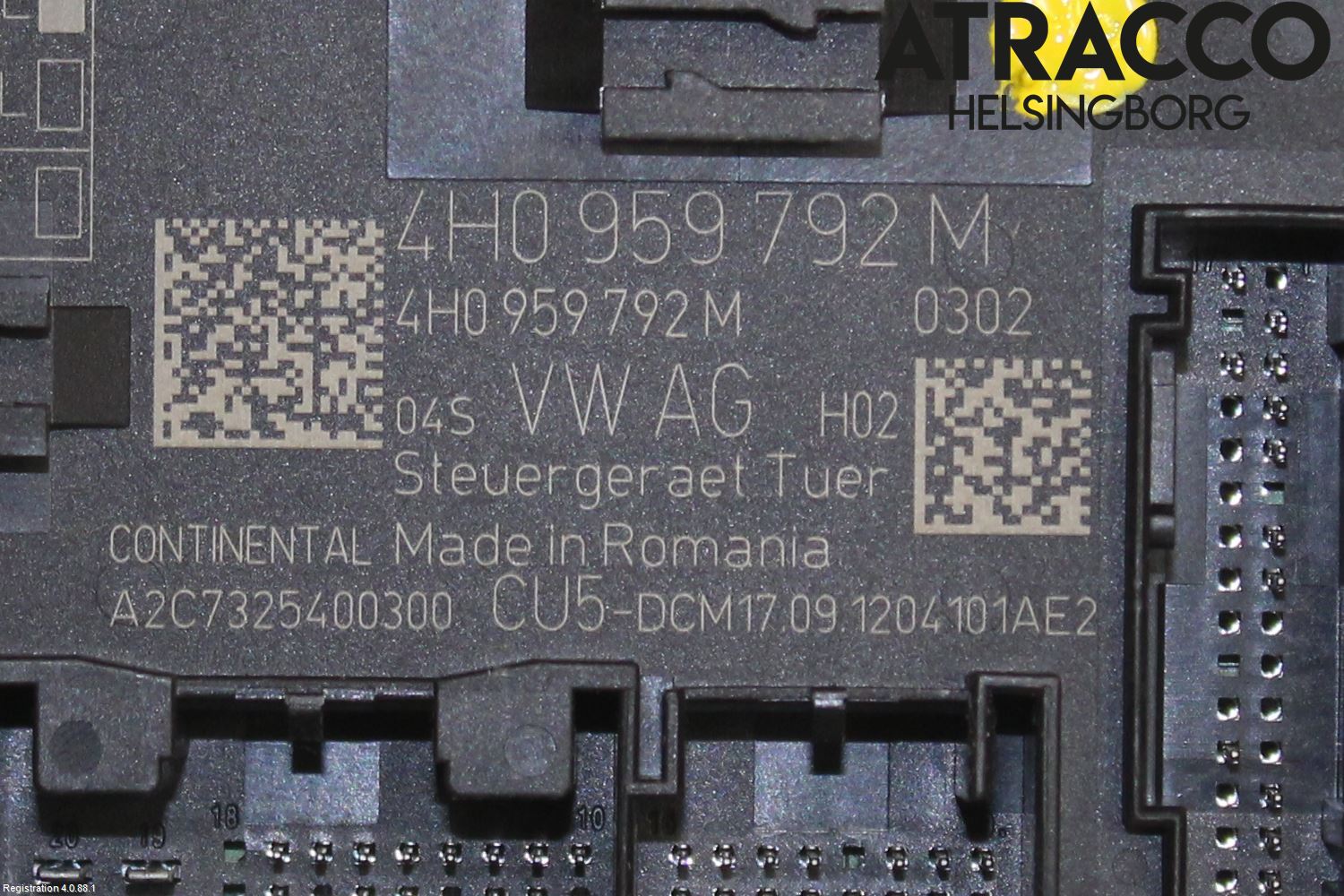 Porsche 911 64- Styrenhet Dörr