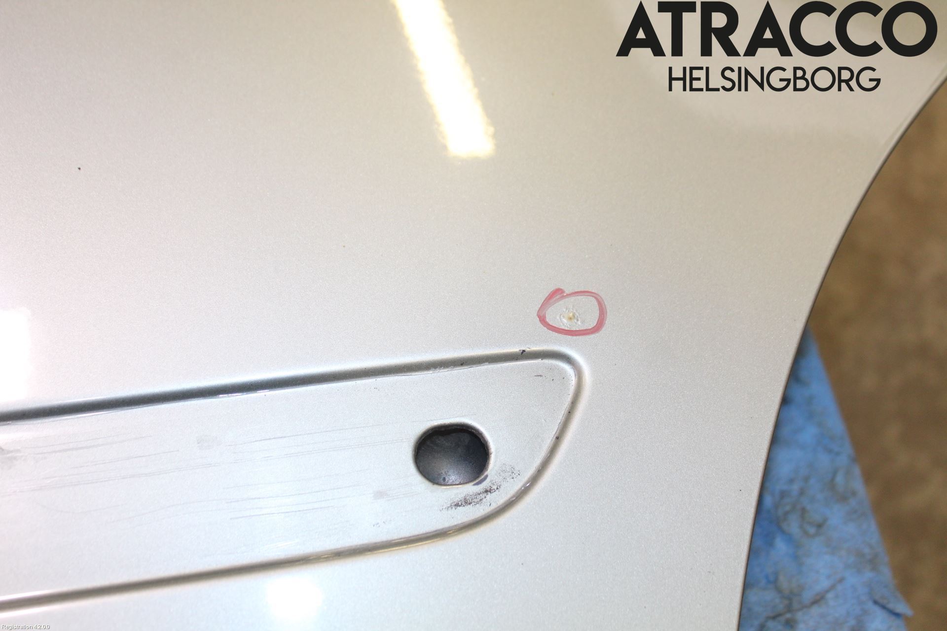 Volvo S40 04-07 Dörr Bak Vänster