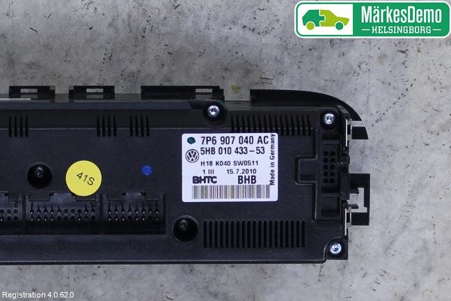 Volkswagen VW TOUAREG 7P 11-18 Ac Styrenhet Ac Manöveren