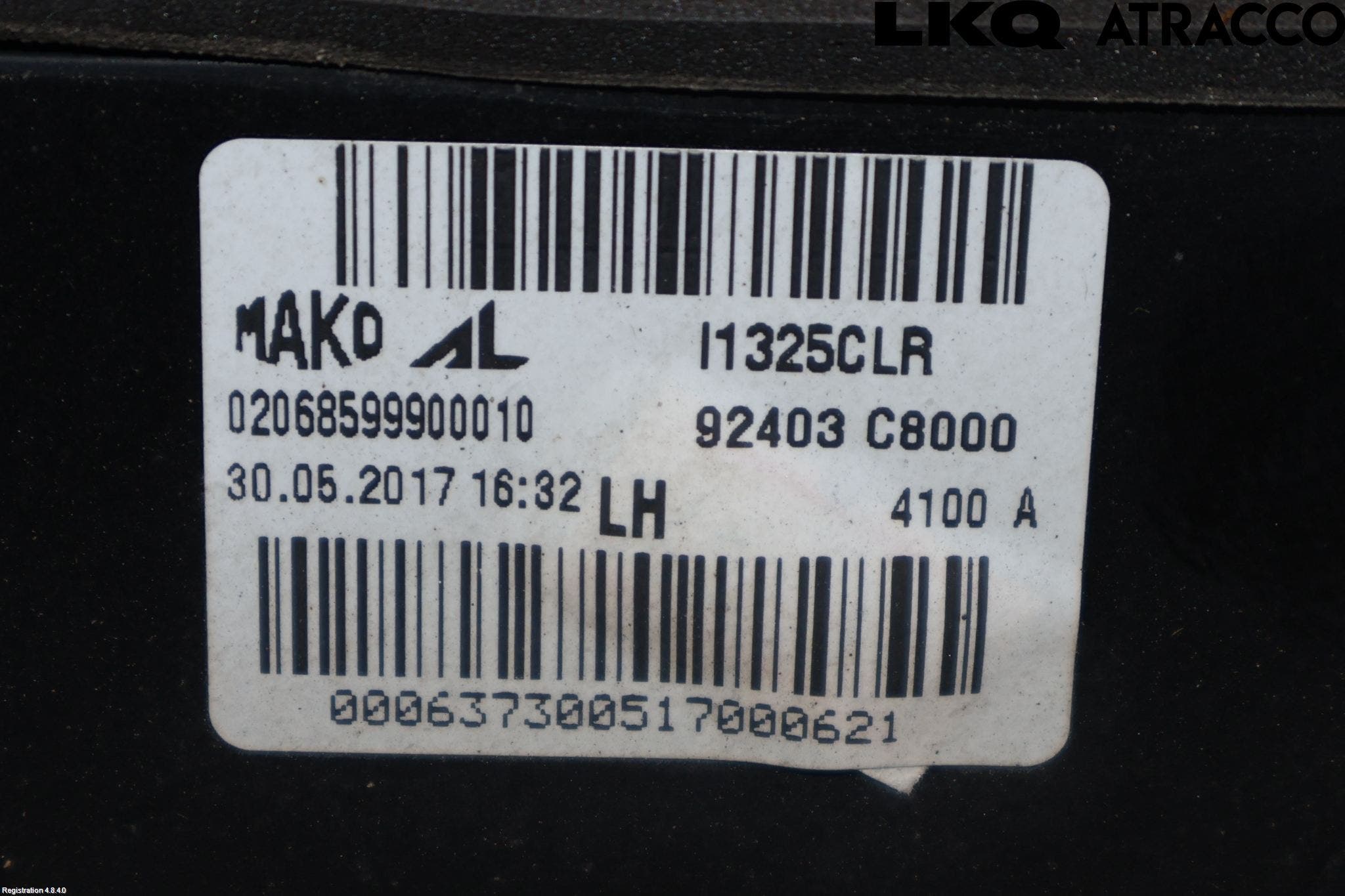 Hyundai i20 GB 15-20 Bakljus Lucka Vä